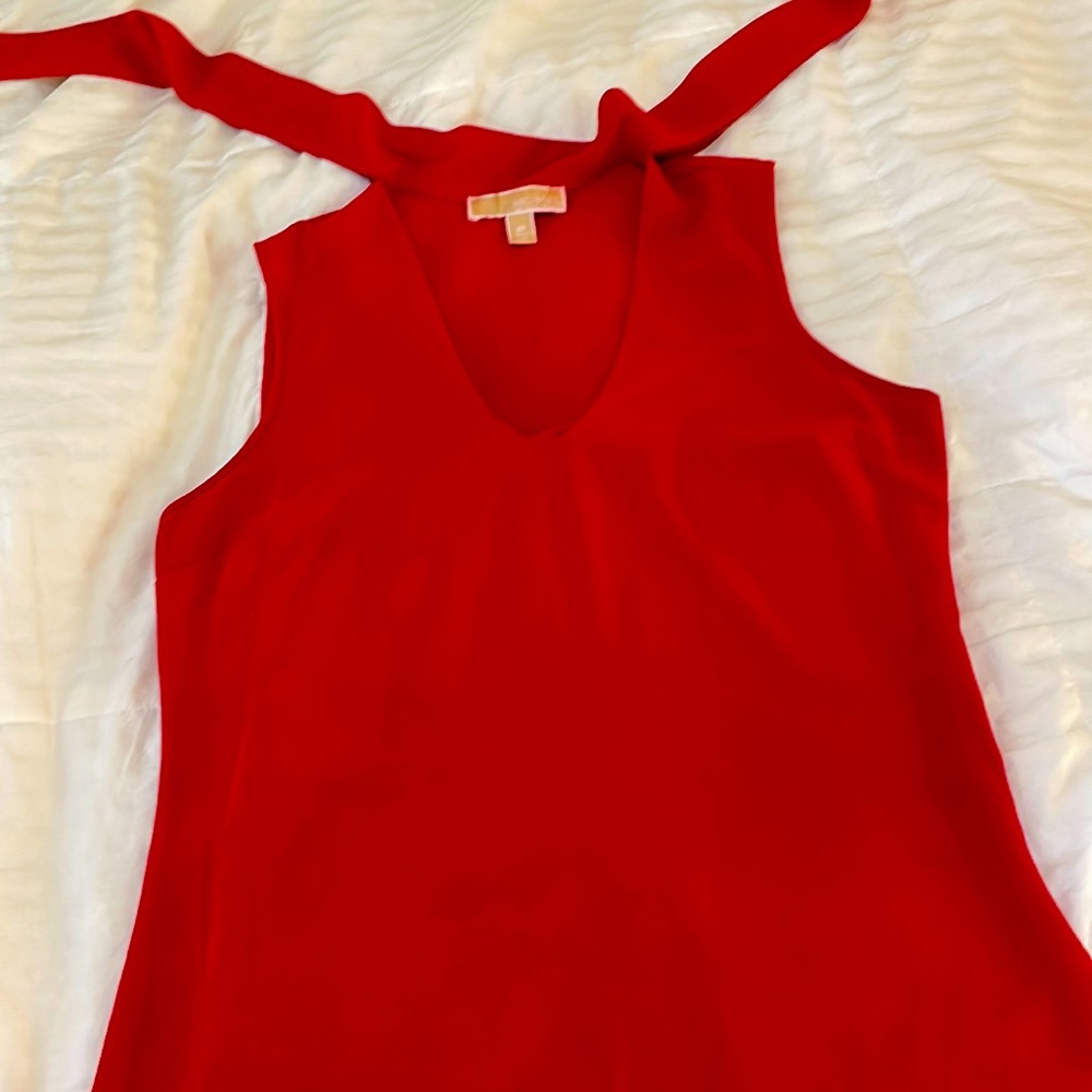 This Beautiful red blouse from Michael Kors!